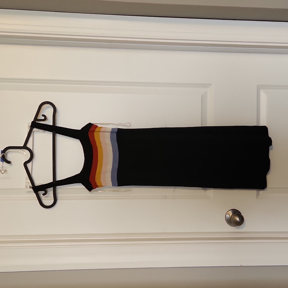 Womens summer dress in black. Aero. XS
